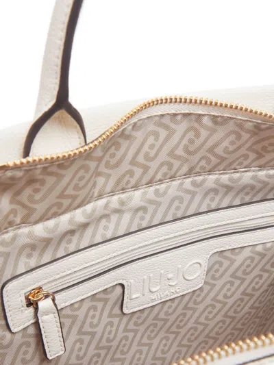 Liu •jo Medium Charm Handbag In White