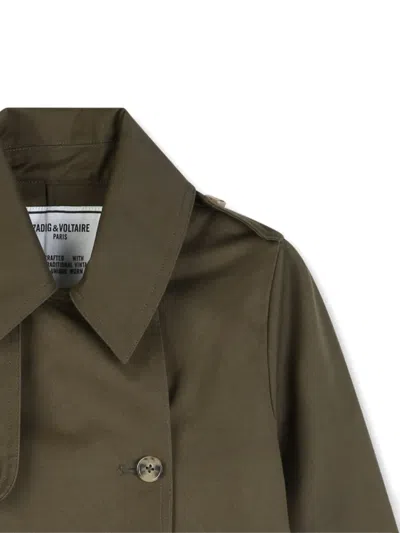 Zadig & Voltaire Buttoned Jacket In Green