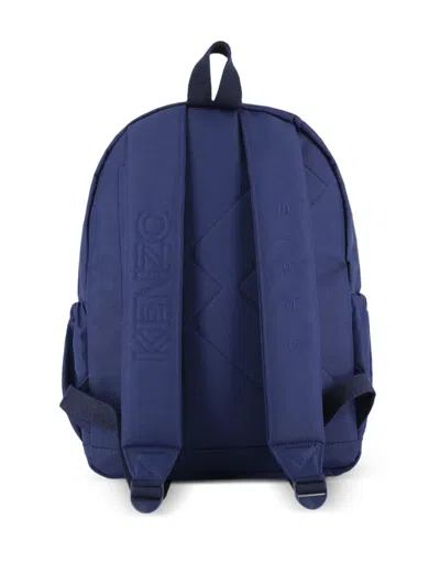 Kenzo Eiffel Tower-print Backpack In Blue