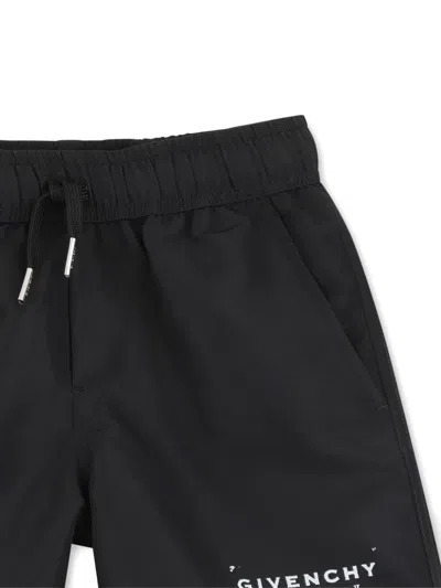 Givenchy Drawstring Swim Shorts In Black