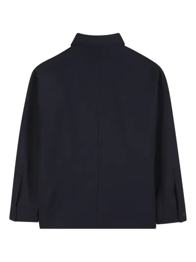 Givenchy Buttoned Pocket Suit Jacket In Blue