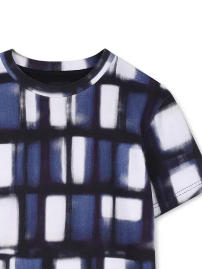 Givenchy Checkered Short-sleeved T-shirt In Multi