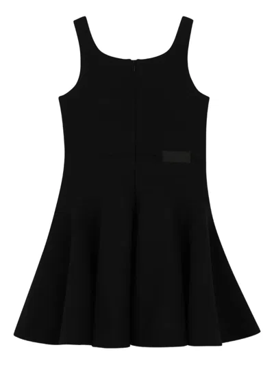 Givenchy Kids Jersey Sleeveless Dress In Black