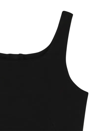 Givenchy Kids Jersey Sleeveless Dress In Black