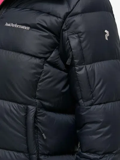 Peak Performance Frost Down Jacket In Black In Blue