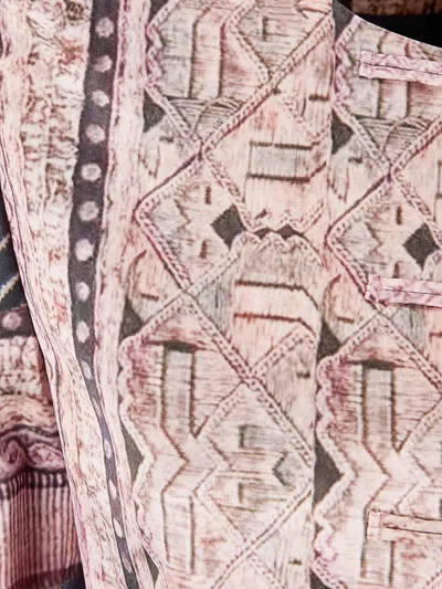 Hui Hui Geometric-print Jacket In Multi