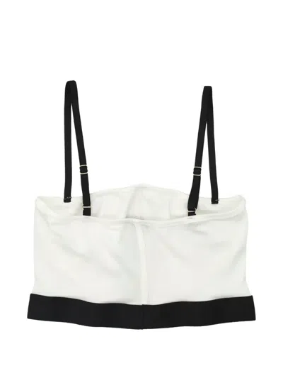 Tom Ford Modal Bra With Design And Adjustable Straps In White