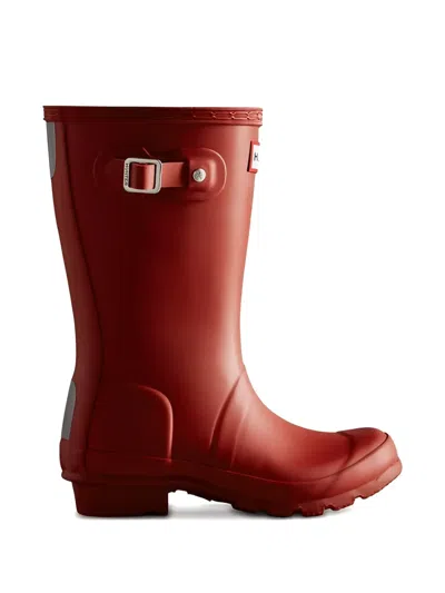 Hunter Original Short Rain Boot In Red