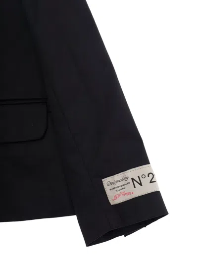 N°21 Button Single-breasted Jacket In Black
