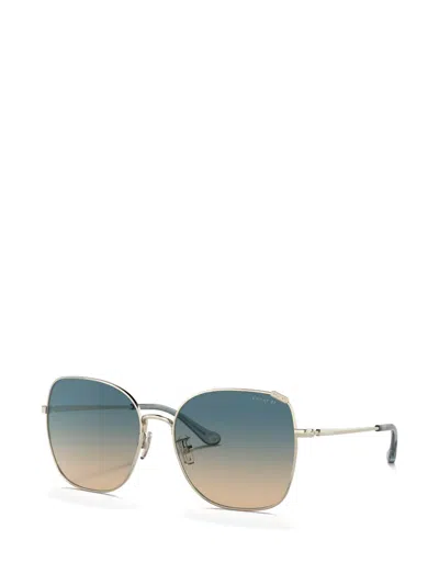 Coach Square-frame Gradient Sunglasses In Gold