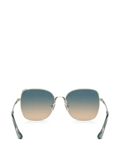 Coach Square-frame Gradient Sunglasses In Gold