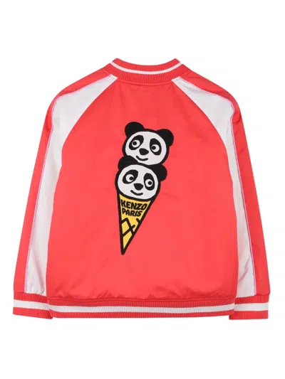 Kenzo Zip-up Bomber Jacket In Multi