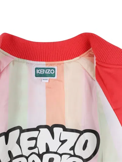 Kenzo Zip-up Bomber Jacket In Multi