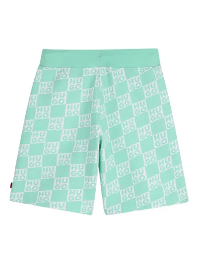 Hugo Boss Drawstring Shorts In Green