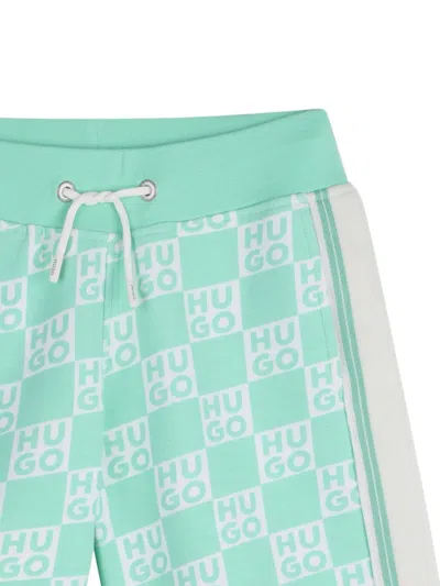 Hugo Boss Drawstring Shorts In Green