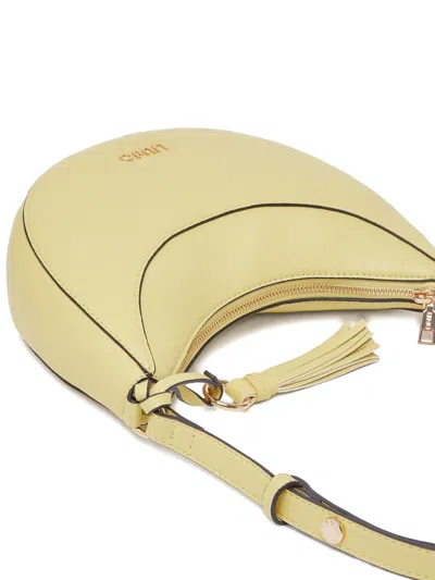 Liu •jo Medium Charm Shoulder Bag In Yellow