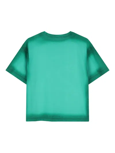Marc Jacobs Logo-print T-shirt In Green