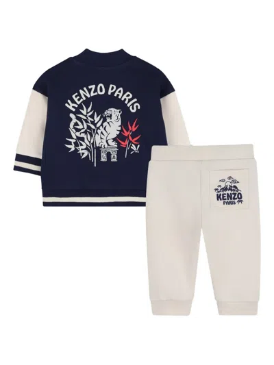 Kenzo Logo Trouser Set In Multi