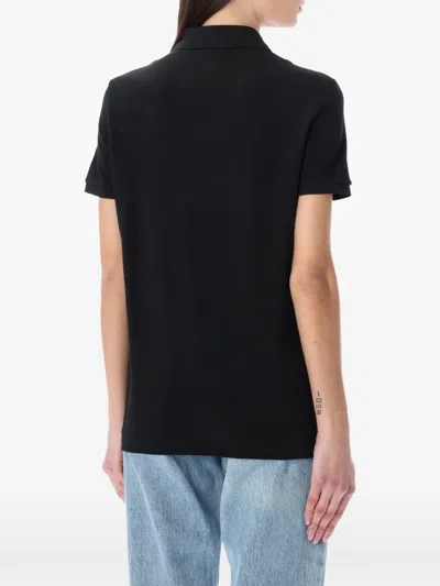 Lacoste Classic Cotton Polo Shirt In Black