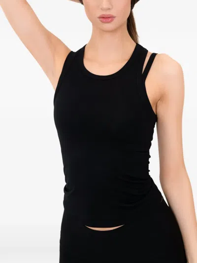 On/off Essentials The Essential Adjustable Strap Tank Top In Black