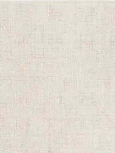 Max Mara Magic-pattern Wool Scarf In Neutral