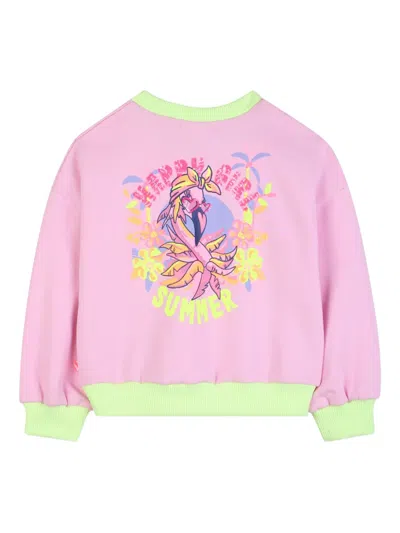 Billieblush Palm-print Sweatshirt In Multi