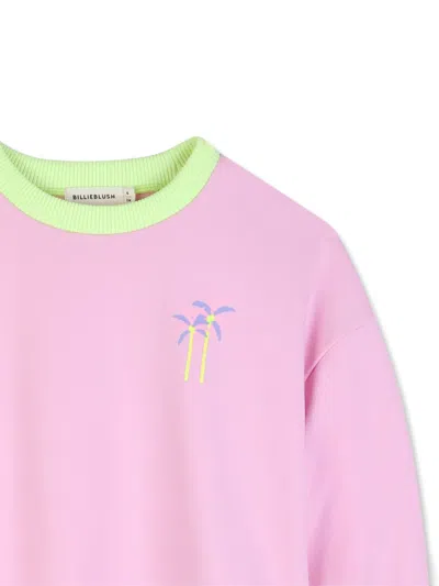 Billieblush Palm-print Sweatshirt In Multi