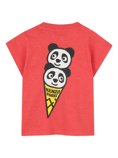 Kenzo Logo-print T-shirt In Red