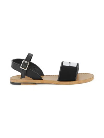 Givenchy Logo Strap Sandals In Multi