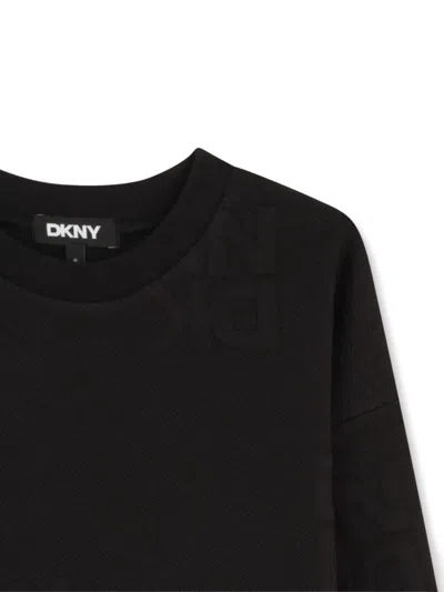 Dkny Logo Sweatshirt In Black