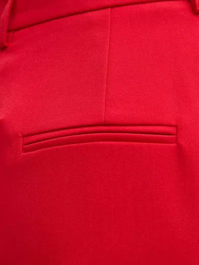 Never Fully Dressed Pleated Trouser In Red