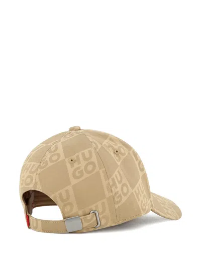 Hugo Boss Logo-patch Cap In Brown