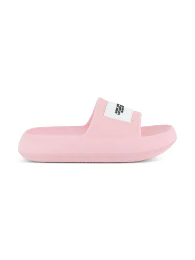 Marc Jacobs Logo Slides In Pink