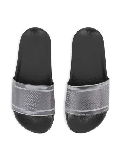 Bosswear Patterned Slides In Black