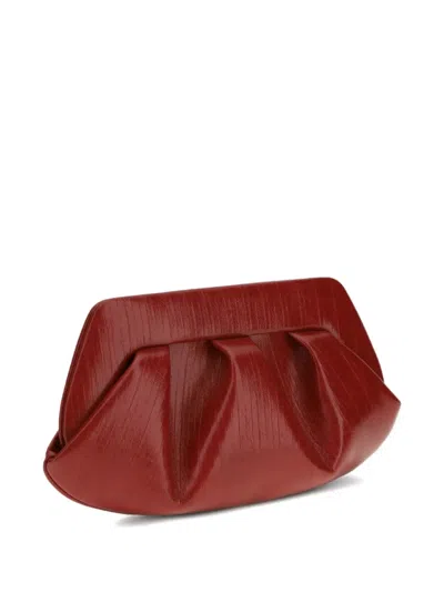 Themoirè Multicolor Polyethylene Shoulder Bag In Red