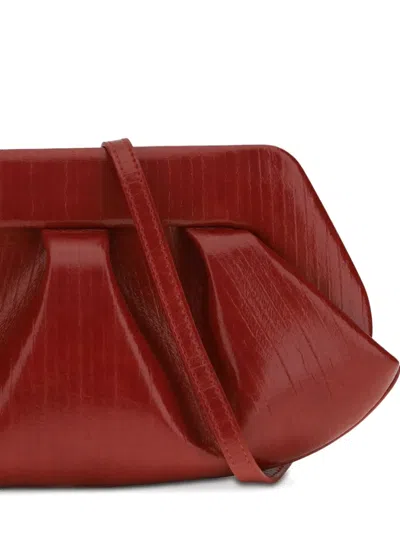 Themoirè Multicolor Polyethylene Shoulder Bag In Red