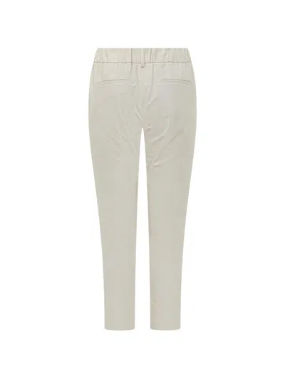 Brunello Cucinelli Beige Relaxed Joggers Pants In Neutral