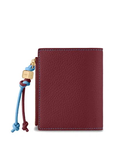 Maison De Sabre Pebbled Bifold Leather Wallet In Pattern