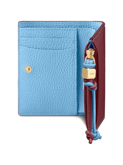 Maison De Sabre Pebbled Bifold Leather Wallet In Pattern