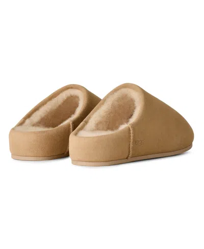 Ugg Chestnut Brown Suede Leather Elea Slip-on Slippers
