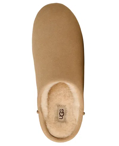 Ugg Chestnut Brown Suede Leather Elea Slip-on Slippers