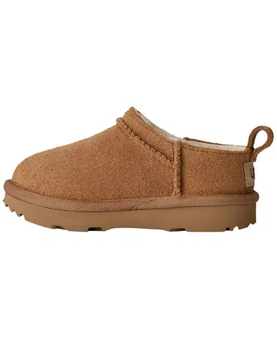 Ugg Classic Micro Suede Sheepskin Boots In Brown
