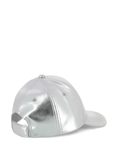 Dkny Logo-patch Cap In Gray