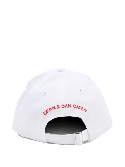 Dsquared2 Logo-patch Cap In White