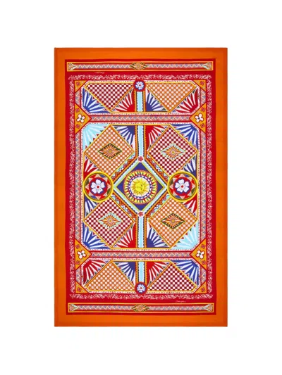 Dolce & Gabbana Tovaglia 200x340 Cm In Orange
