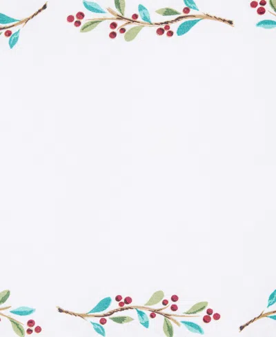 Fiesta Holly Sprig 4 Pack Placemat In White