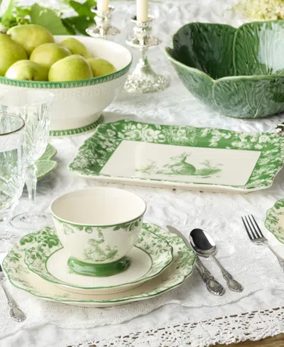 Certified International Le Jardin Rectangular Platter In Green