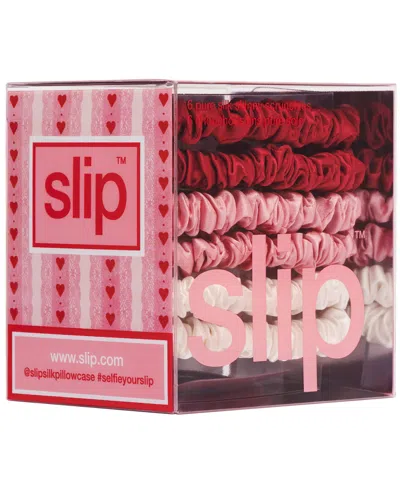 Slip Pure Silk Skinny Scrunchies Set Of 6 In Multi