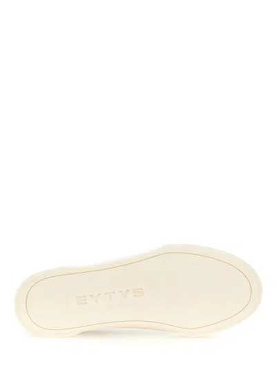 Eytys Suede Upper Rubber Sole Pull Tab Sneaker In Black