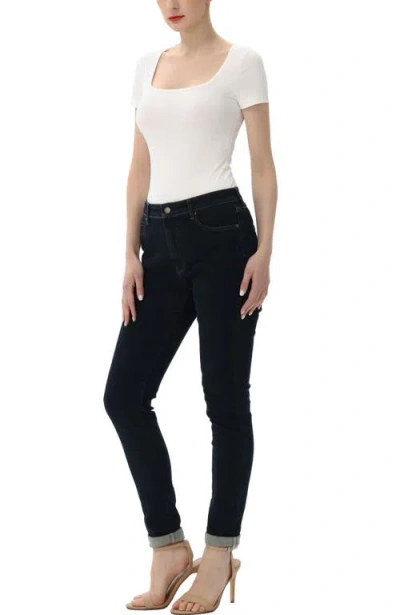 Kimi & Kai Square Neck Basic Bodysuit In White